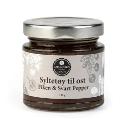 AMUNDSEN TRADING Amundsen Syltetøy Fiken & Svart Pepper New