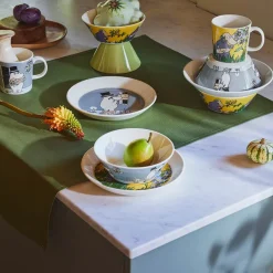 MOOMIN ARABIA Arabia Mummi Asjett 19cm Mummipappa Grå New