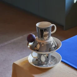 MOOMIN ARABIA Arabia Mummikopp Mummipappa Grå 30cl Clearance