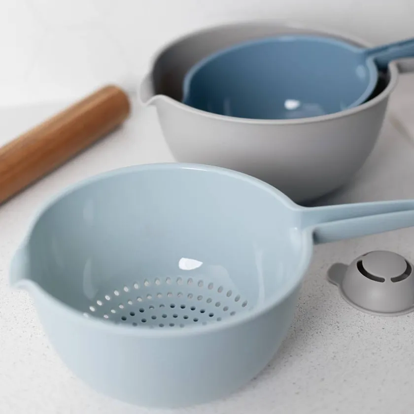 CHRISTIANIA 1739 Bakeboller Sett 4 Deler m/Dørslag og Eggeskiller Clearance