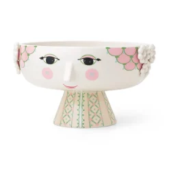 BJØRN WIINBLAD Bjørn Wiinblad Eva Skål På Stett 24cm Myk Rosa Discount