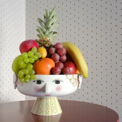 BJØRN WIINBLAD Bjørn Wiinblad Eva Skål På Stett 24cm Myk Rosa Discount