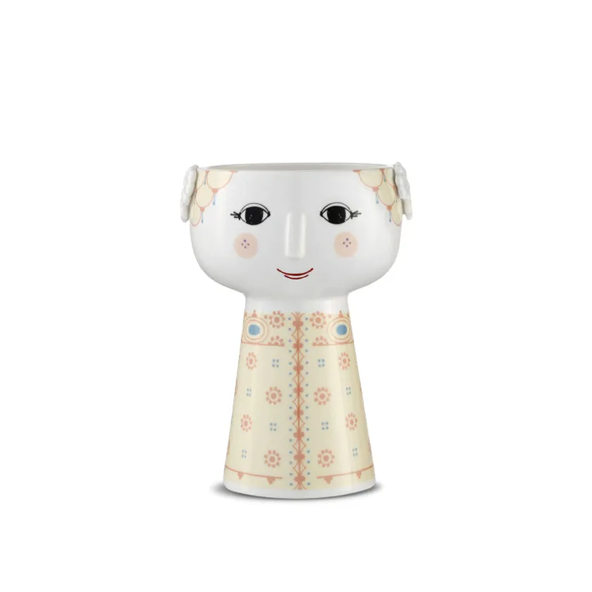 BJØRN WIINBLAD Bjørn Wiinblad Eva Vase 15cm Soft Yellow Discount