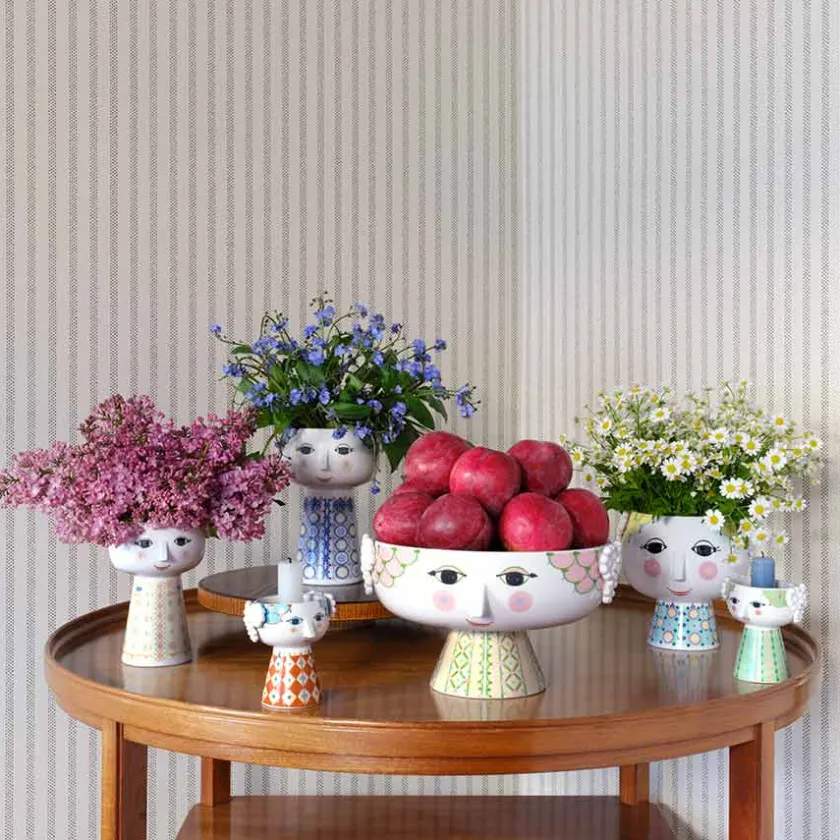 BJØRN WIINBLAD Bjørn Wiinblad Eva Vase 15cm Soft Yellow Discount