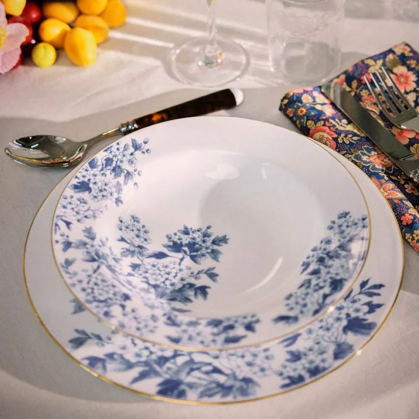 PORSGRUNDS PORSELÆNSFABRIK ByTimo Dyp Tallerken 23cm Blå Clearance