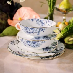 PORSGRUNDS PORSELÆNSFABRIK ByTimo Suppekopp 40cl Blå New