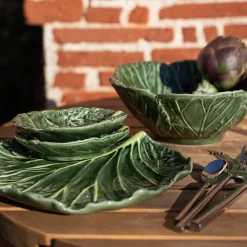 SEASONS Christiania 1739 Leaf Porselensfat 20,5cm Hot