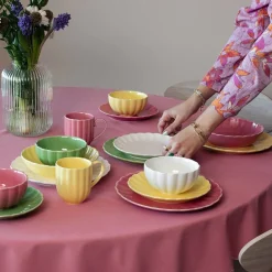 NOVA Christiania 1739 Lilly Dyp Tallerken 20cm Rosa Clearance