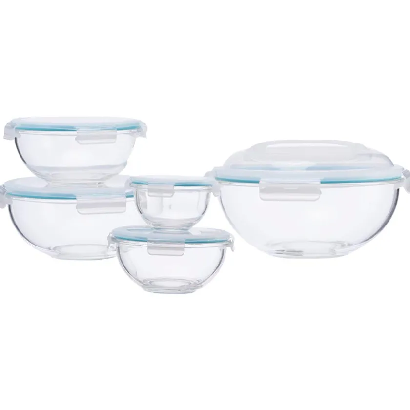 CHRISTIANIA 1739 Oppta Oppbevaring/Bakeboller 5 Deler m/lokk Best