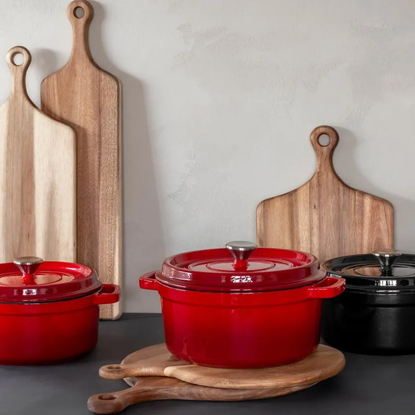 CHRISTIANIA 1739 Støpejernsgryte 3,4L Rød Discount