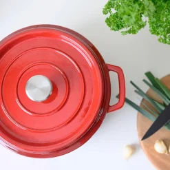 CHRISTIANIA 1739 Støpejernsgryte 3,4L Rød Discount