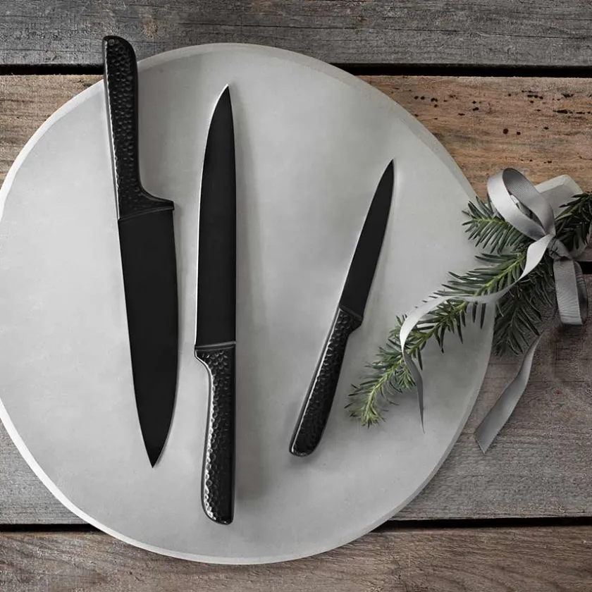 CHRISTIANIA 1739 Tokyo Knivsett 3 Kniver Sort Discount