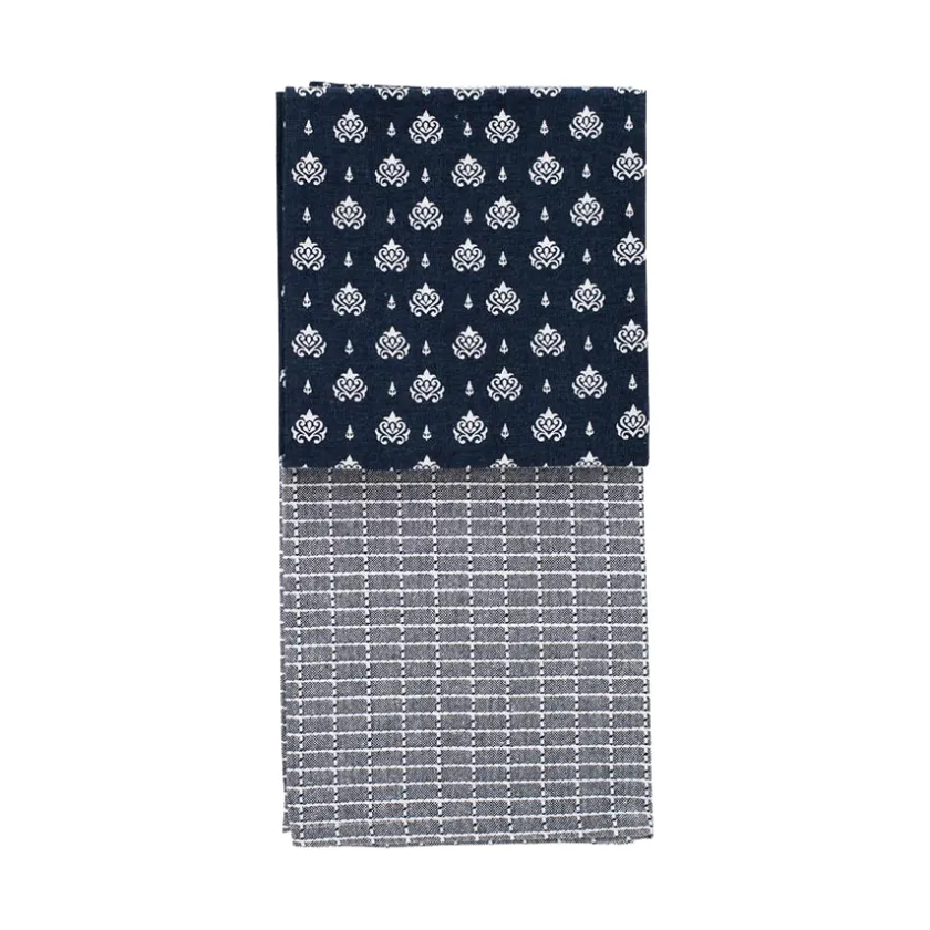 CHRISTIANIA GLASMAGASIN Collection Kjøkkenhåndkle 50x70cm Marine Blå 2 Sale