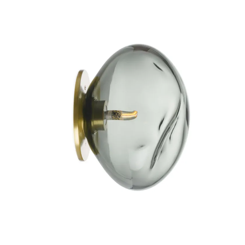 HADELAND GLASSVERK Crystal Stone Vegglampe - Discount