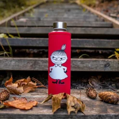 HADELAND GLASSVERK DRIKKEFLASKE M/FUTERAL RØD LILLE MY Discount