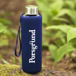 HADELAND GLASSVERK DRIKKEFLASKE 500ML BLÅ Clearance