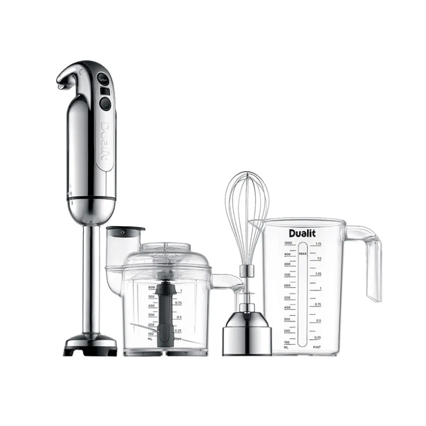 DUALIT Stavmikser 700W Med Tilbehør Krom Hot