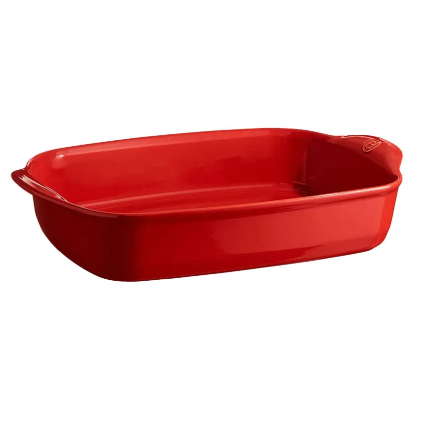 EMILE HENRY Ildfast Form Rektangulær 4L Rød Clearance