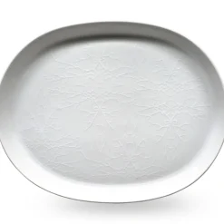 WIK & WALSØE FAT OVALT 36CM WHITE New