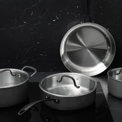 ASK Flint Traktørpanne m/Lokk 24cm 3,3L Hot