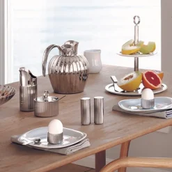 GEORG JENSEN Bernadotte Eggeglass Sett 2stk Sale