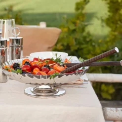 GEORG JENSEN Bernadotte Salatbestikk Tre & Rustfritt Stål Online