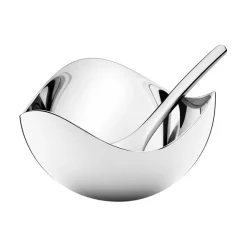 GEORG JENSEN Bloom Saltkar Med Skje Hot