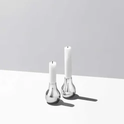 GEORG JENSEN Cafu Lysestake 55x76 Stål 2stk Outlet