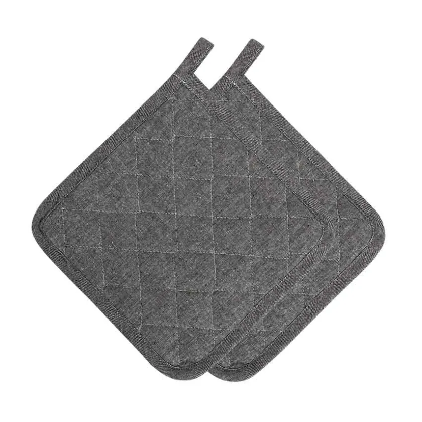 CHRISTIANIA 1739 Gryteklut Sort 2pk 22x22cm Eco Discount