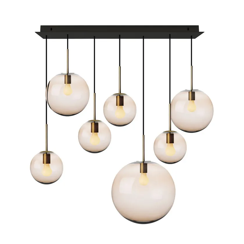 HADELAND GLASSVERK Arkiv Taklampe Høstkveld 4014 7stk Discount