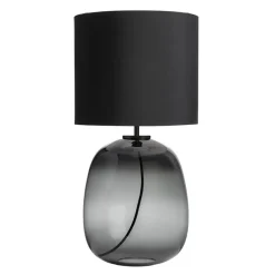 HADELAND GLASSVERK Austra Bordlampe Røkgrå New