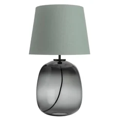 HADELAND GLASSVERK Austra Bordlampe Røkgrå New