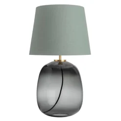 HADELAND GLASSVERK Austra Bordlampe Røkgrå New