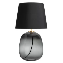 HADELAND GLASSVERK Austra Bordlampe Røkgrå New