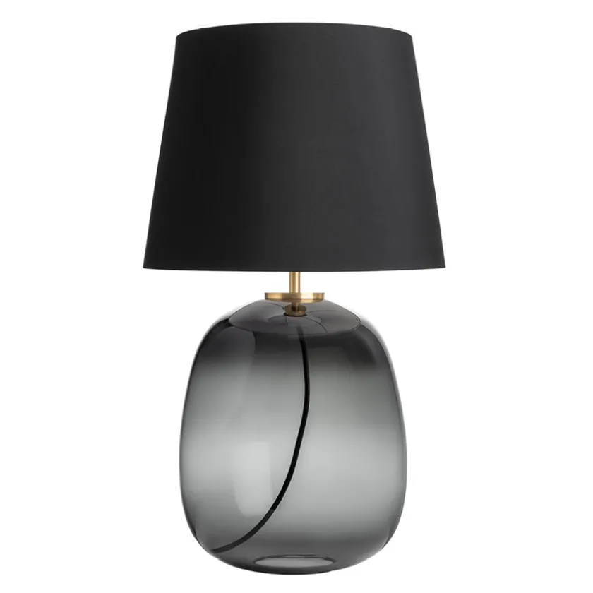 HADELAND GLASSVERK Austra Bordlampe Røkgrå New