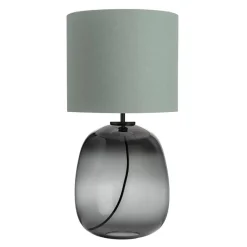 HADELAND GLASSVERK Austra Bordlampe Røkgrå New