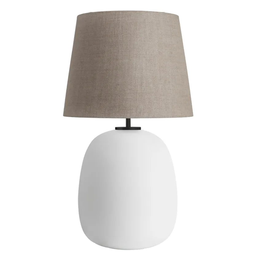 HADELAND GLASSVERK Austra Bordlampe Matt Hvit New