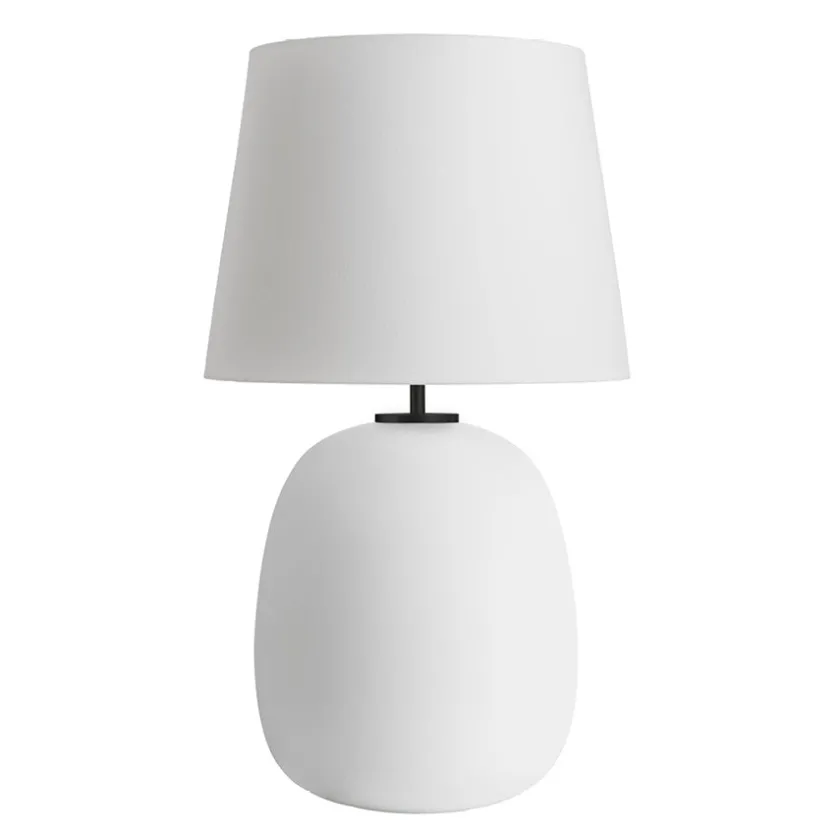 HADELAND GLASSVERK Austra Bordlampe Matt Hvit New