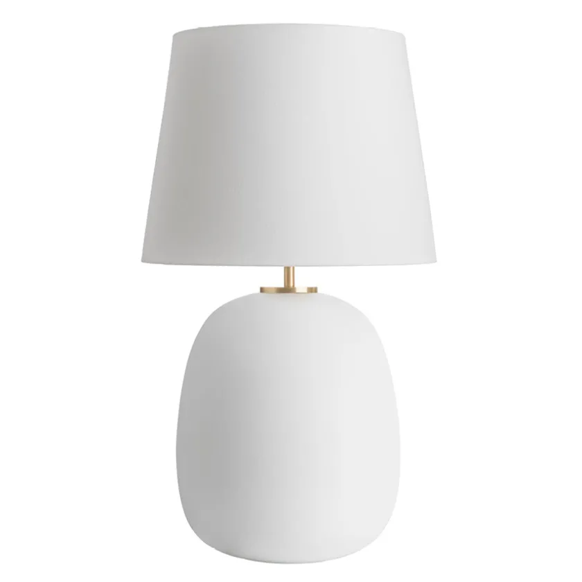 HADELAND GLASSVERK Austra Bordlampe Matt Hvit New