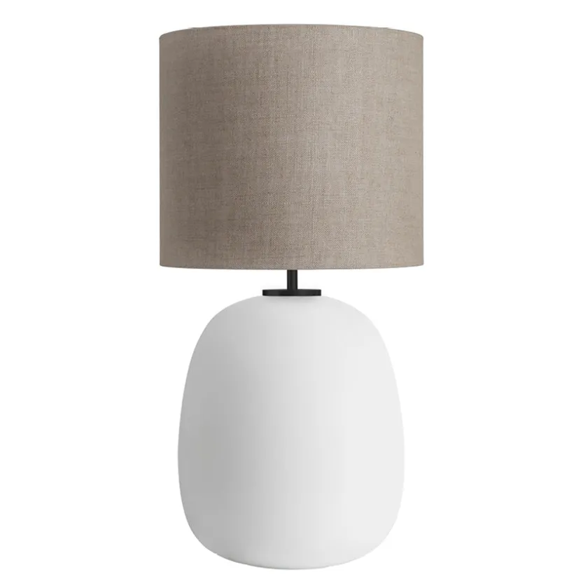 HADELAND GLASSVERK Austra Bordlampe Matt Hvit New