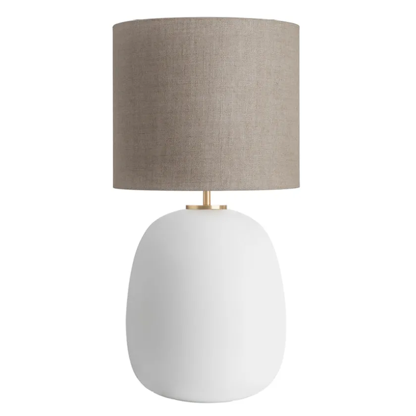 HADELAND GLASSVERK Austra Bordlampe Matt Hvit New