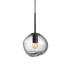 HADELAND GLASSVERK Crystal Stone Pendellampe Sale