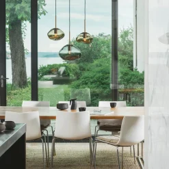 HADELAND GLASSVERK Crystal Stone Pendellampe Best