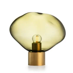 HADELAND GLASSVERK Crystal Stone Bordlampe Hot