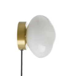 HADELAND GLASSVERK Crystal Stone Vegglampe Hot