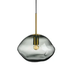 HADELAND GLASSVERK Crystal Stone Pendellampe Best