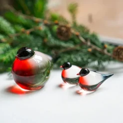 HADELAND GLASSVERK Dompap Glassfigur 6 cm 2-pk Sale