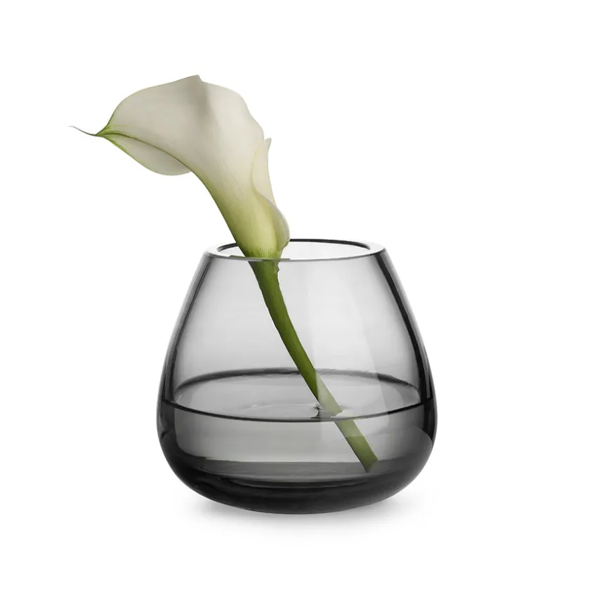 HADELAND GLASSVERK Dråpe Lyslykt Røkgrå New