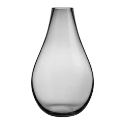 HADELAND GLASSVERK Dråpe Vase 290mm Røkgrå Discount