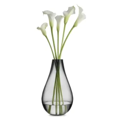 HADELAND GLASSVERK Dråpe Vase 290mm Røkgrå Discount